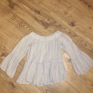 Off the shoulder shirt